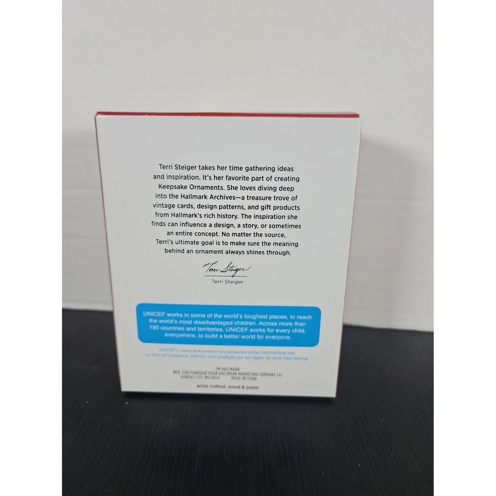 Hallmark Keepsake Every Color of Amazing Unicef Christmas 2023 Ornament (A)